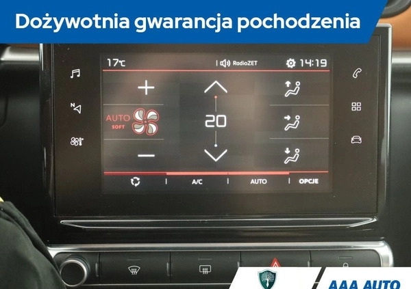 Citroen C3 cena 55000 przebieg: 76952, rok produkcji 2017 z Koniecpol małe 301